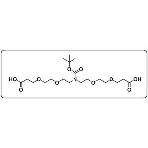 N-Boc-N-bis(PEG2-acid)