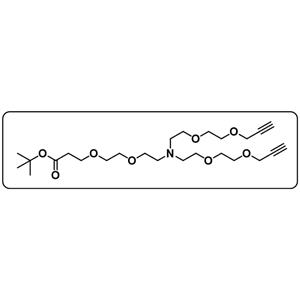 N-(PEG2-Boc)-N-bis(PEG2-propargyl)