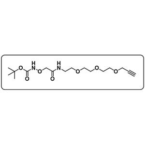 Boc-aminooxy-amide-PEG3-propargyl