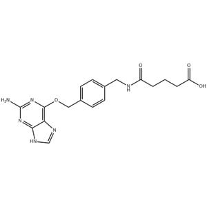 	Pentanoic acid, 5-[[[4-[[(2-amino-9H-purin-6-yl)oxy]