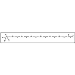 3,4-Dibromo-Mal-PEG12-Boc