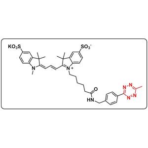 Me-tetrazine-Disulfo-Cyanine3