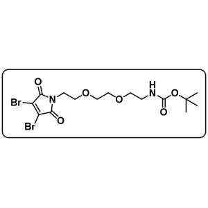 3,4-Dibromo-Mal-PEG2-NHBoc