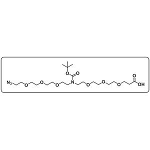 N-(Azido-PEG3)-N-Boc-PEG3-acid