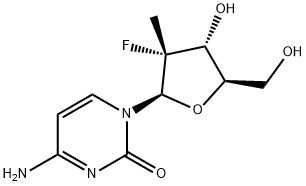 2'-deoxy-2'-fluoro-2'-C-methylcytidine