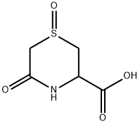 	3-Thiomorpholinecarboxylic acid, 5-oxo-, 1-oxide