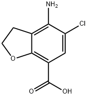 	4-Amino-5-chloro-2,3-dihydro-7-benzofurancarboxylic acid