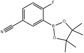 	4-Fluoro-3-(4,4,5,5-tetramethyl-1,3,2-dioxaborolan-2-yl)benzonitrile