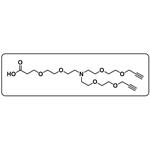 N-(Acid-PEG2)-N-bis(PEG2-propargyl)