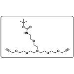 N-(Boc-PEG1)-N-bis(PEG2-propargyl)