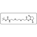 t-Boc-N-amido-PEG2-NHS ester