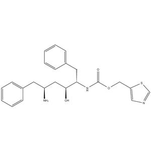 (2S,3S,5S)-5-Amino-2-(N-((5-thiazolyl)-methoxycarbonyl)amino)-1,6-diphenyl-3-hydroxyhexane