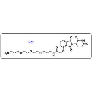 Thalidomide-O-amido-C1-PEG3-C3-NH2 hydrochloride