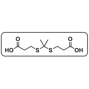 3,3′-[(1-Methylethylidene)bis(thio)]bis[propanoic acid]；