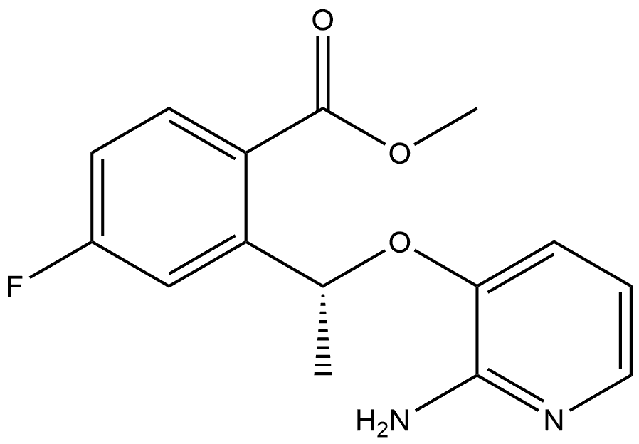 methyl(R)-2-(1-((2-aminopyridin-3-yl)oxy)ethyl)-4-fluorobenzoate