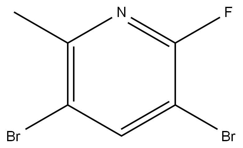 3,5-Dibromo-2-fluoro-6-methylpyridine