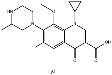 Gatifloxacin sesquihydrate