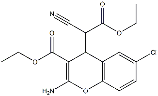 2-AMino-6-chloro-α-cyano-3-(ethoxycarbonyl)-4H-1-benzopyran-4-acetic Acid Ethyl Ester