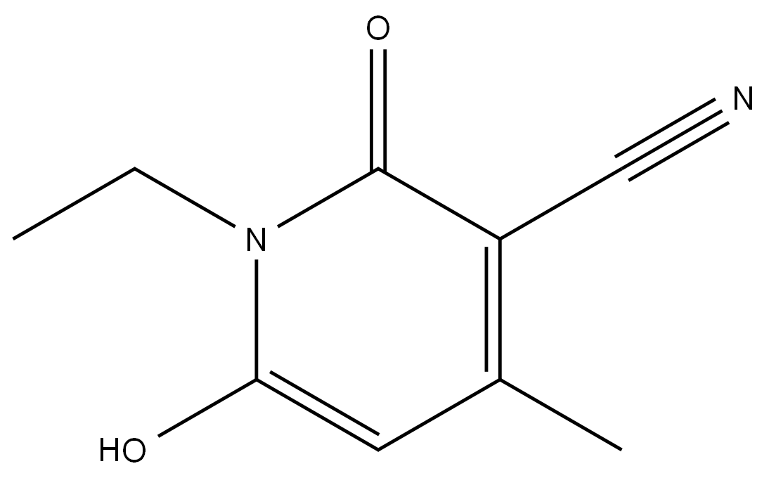 1-Ethyl-6-hydroxy-4-methyl-2-oxo-1,2-dihydropyridine-3-carbonitrile