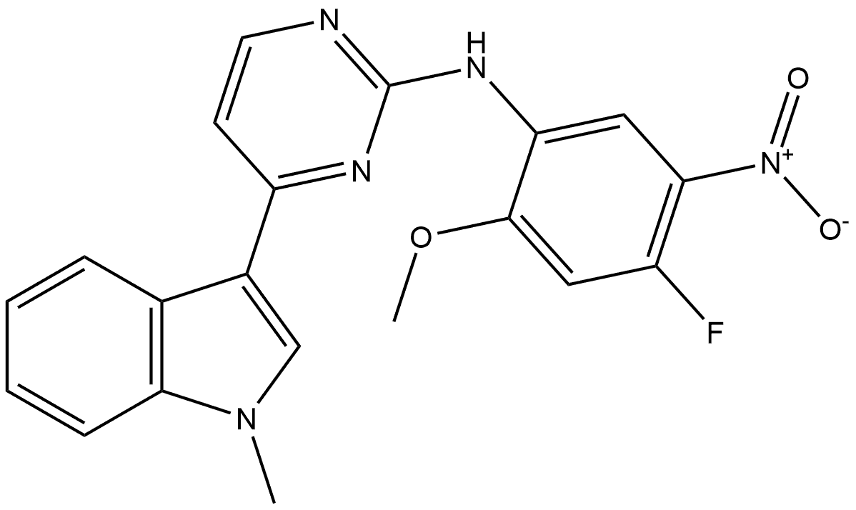 N-(4-fluoro-2-Methoxy-5-nitrophenyl)-4-(1-Methylindol-3-yl)pyriMidin-2-aMine