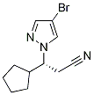 (R)-3-(4-broMo-1H-pyrazol-1-yl)-3-cyclopentylpropanenitrile