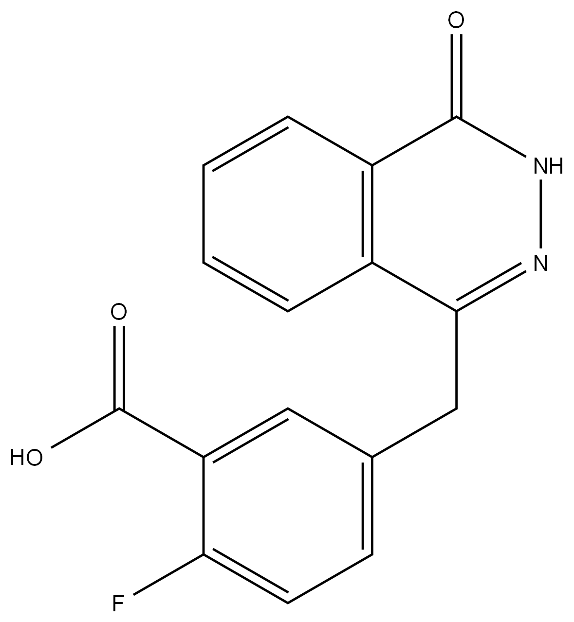 2-fluoro-5-((4-oxo-3,4-dihydrophthalazin-1-yl)Methyl)benzoic acid