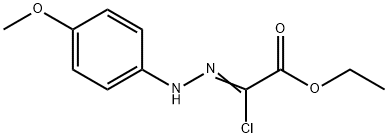 Acetic acid, 2-chloro-2-[2-(4-methoxyphenyl)hydrazinylidene], ethyl ester