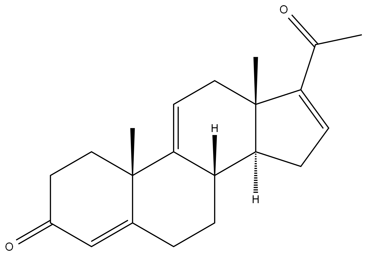 	Pregna-4,9(11),16-triene-3,20-dione