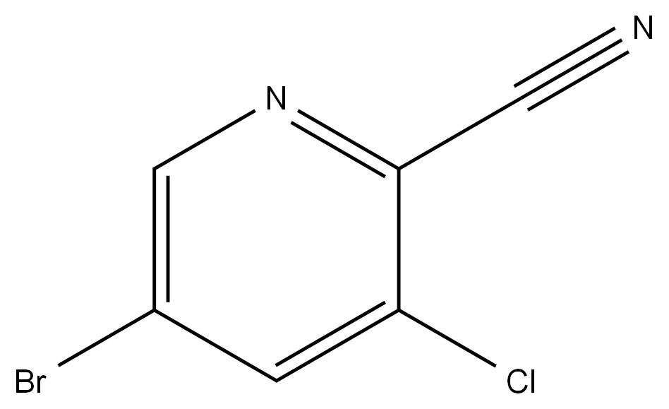 5-bromo-3-chloropyridine-2-carbonitrile