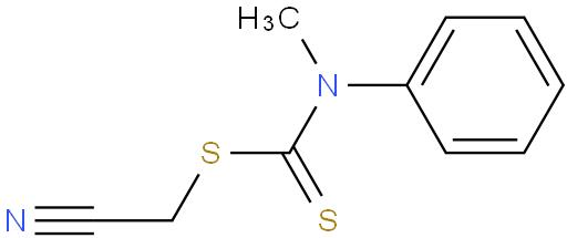 Cyanomethyl methyl(phenyl)carbamodithioate