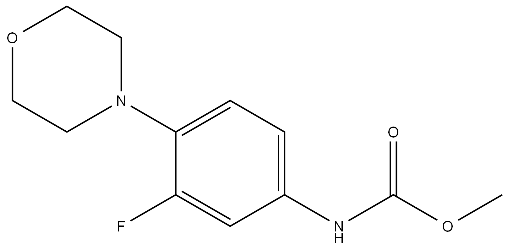 N-carbomethoxy-3-fluoro-4-morpholinylaniline