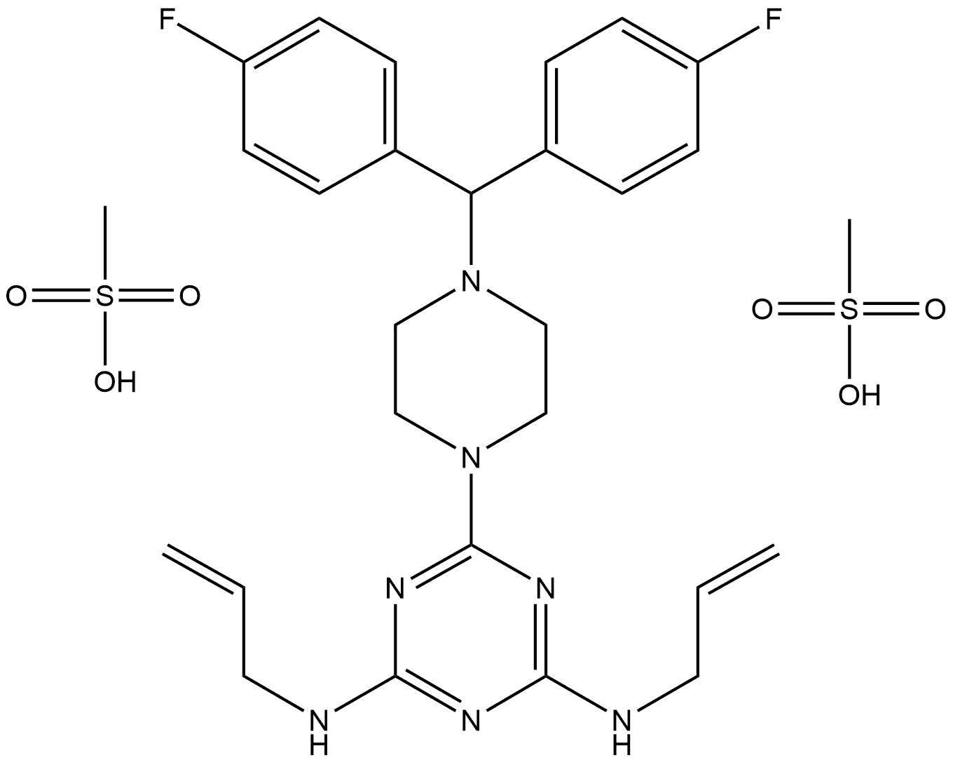 	Almitrine dimesylate