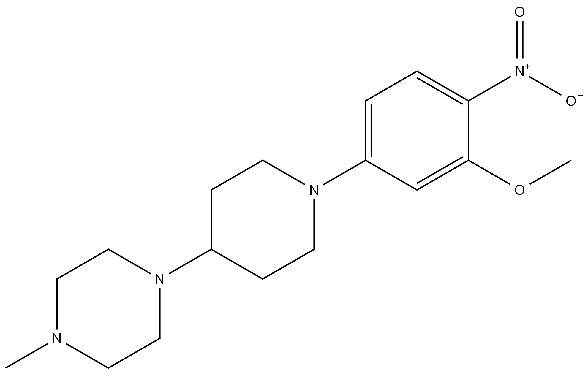 1-(1-(3-Methoxy-4-nitrophenyl)piperidin-4-yl)-4-Methylpiperazine