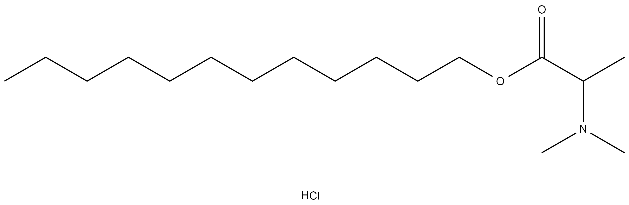 	Dodecyl 2-(N,N-dimethylamino)propionate Hcl