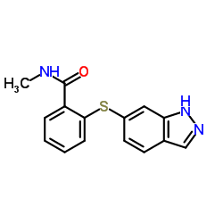 	2-(1H-indazol-6-ylthio)-N-methyl- Benzamide