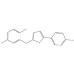 2-(4-Fluorophenyl)-5-[(5-iodo-2-methylphenyl)methyl]thiophene