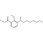 (S)-2-bromo-1-(3-(1-(hexyloxy)ethyl)-2-methoxyphenyl)ethan-1-one