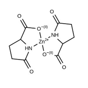 bis(5-oxo-L-prolinato-N1,O2)zinc