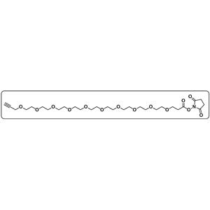 Propargyl-PEG10-NHS ester