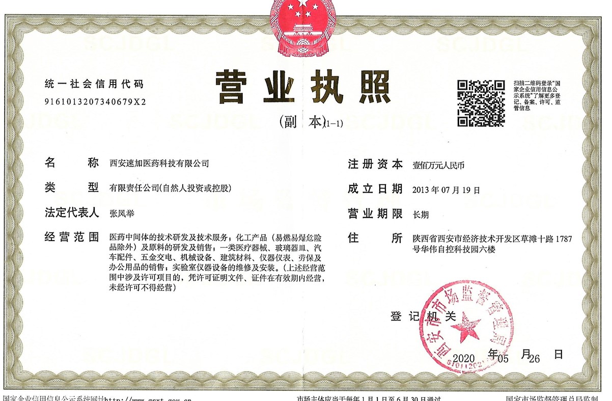 Business License Of EnterpriseLegal Person