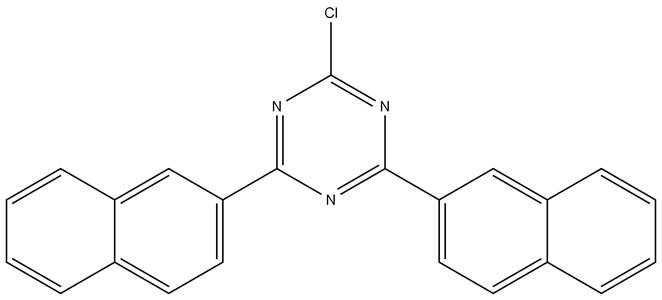 2-chloro-4,6-dinaphthalen-2-yl-1,3,5-triazine