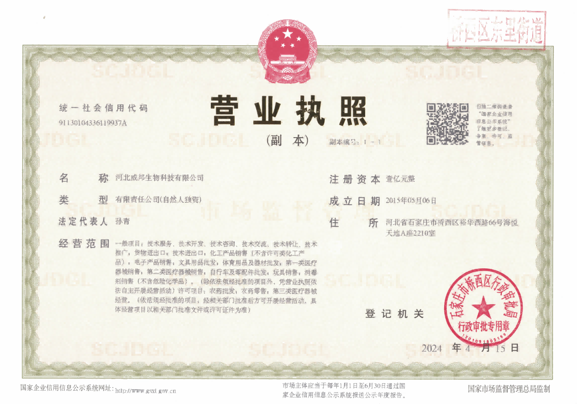 Business License Of EnterpriseLegal Person