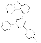 2-(4-Chlorophenyl)-4-(1-dibenzofuranyl)-6-phenyl-1,3,5-triazine