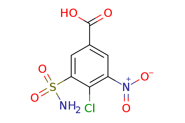 4-chloro-3-nitro-5-sulphamoylbenzoic acid