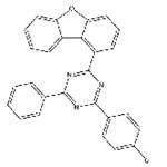 2-(4-Chlorophenyl)-4-(1-dibenzofuranyl)-6-phenyl-1,3,5-triazine