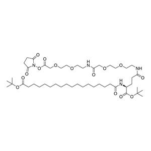 tBuO-Ste-Glu(AEEA-AEEA-OSu)-OtBu