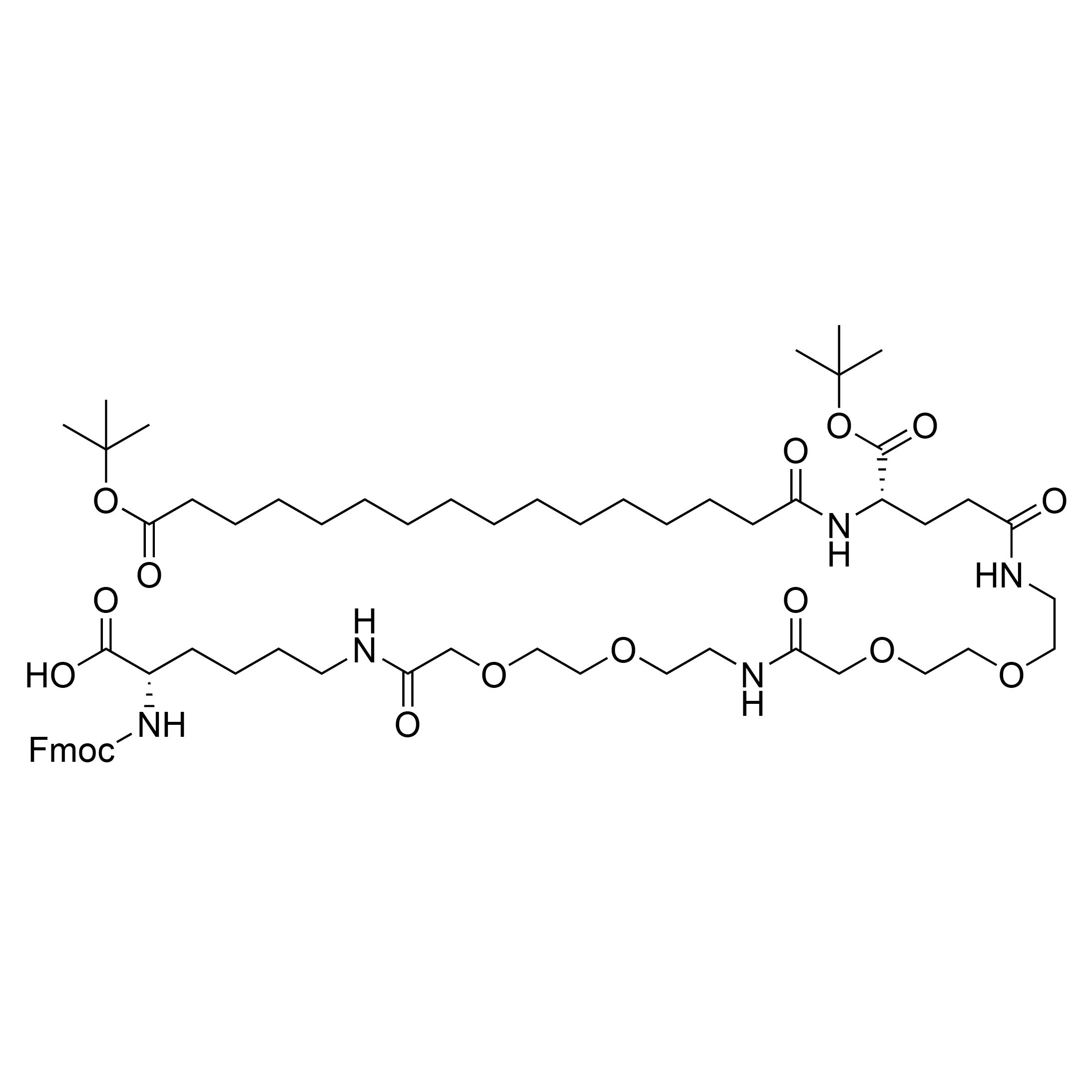Fmoc-Lys(tBuO-Pal-Glu(AEEA-AEEA)-OtBu)-OH