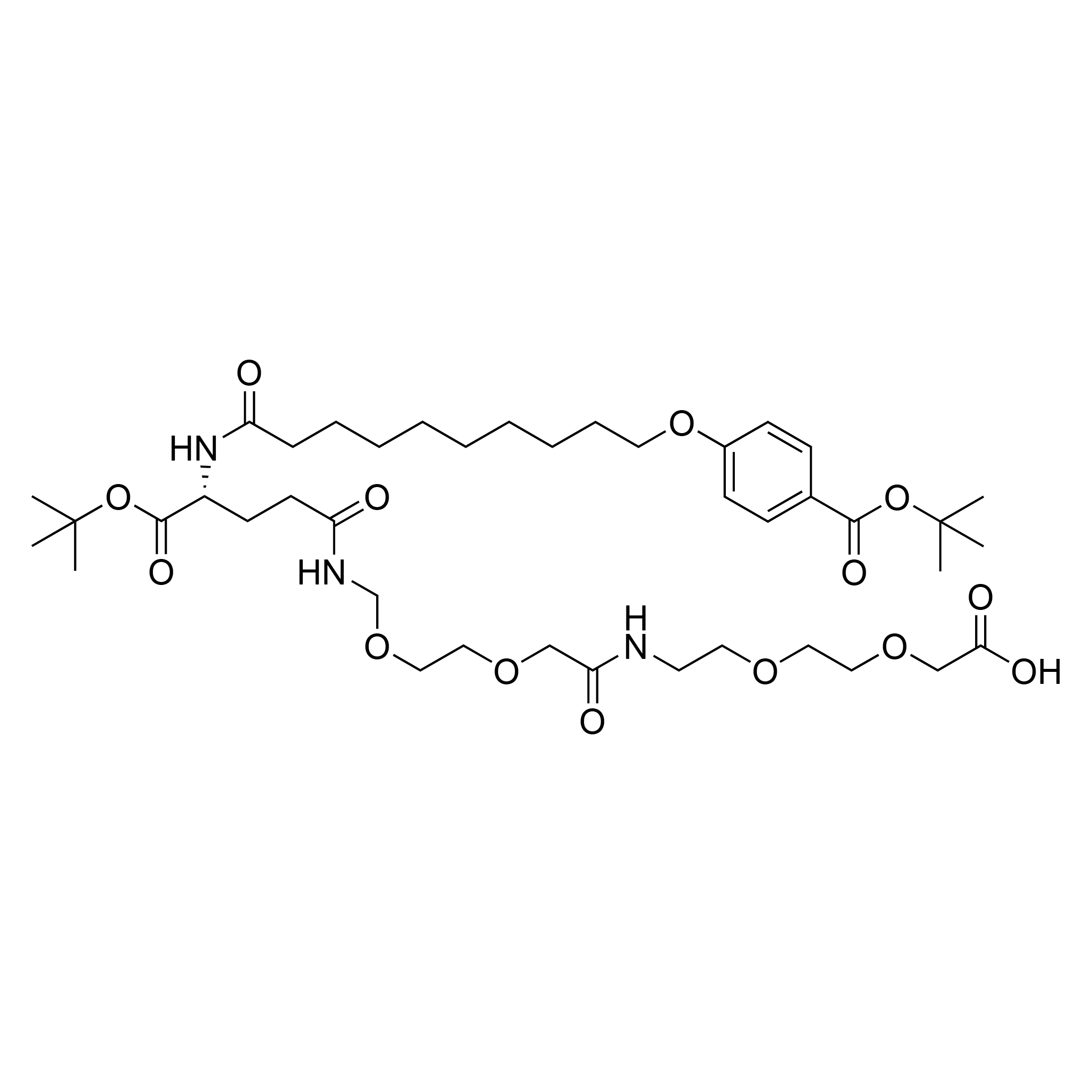 tBuO-Bz-Seb-Glu(AEEA-AEEA-OH)-OtBu