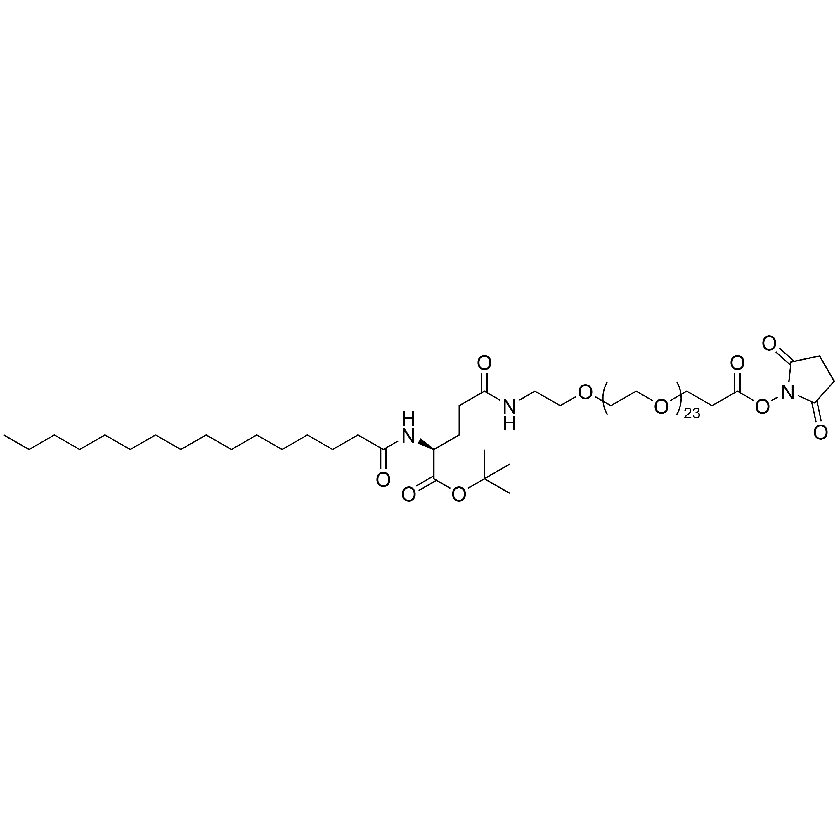 Pal-Glu(PEG1000-OSu)-OtBu