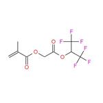 2-((1,1,1,3,3,3-hexafluoropropan-2-yl)oxy)-2-oxoethyl methacrylate